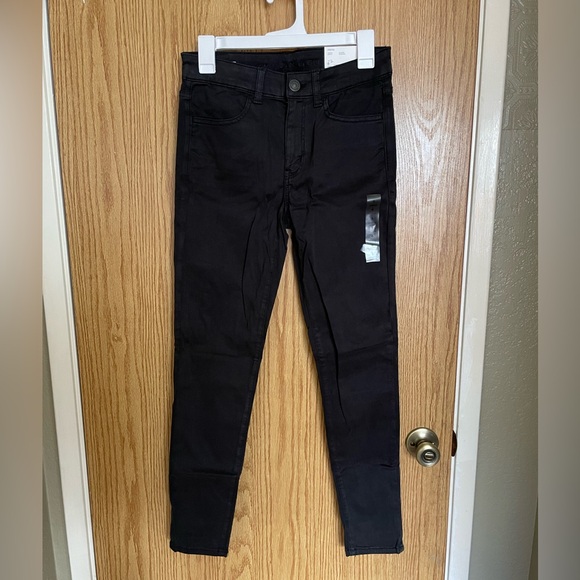 American Eagle Black Jeggings - Picture 2 of 5